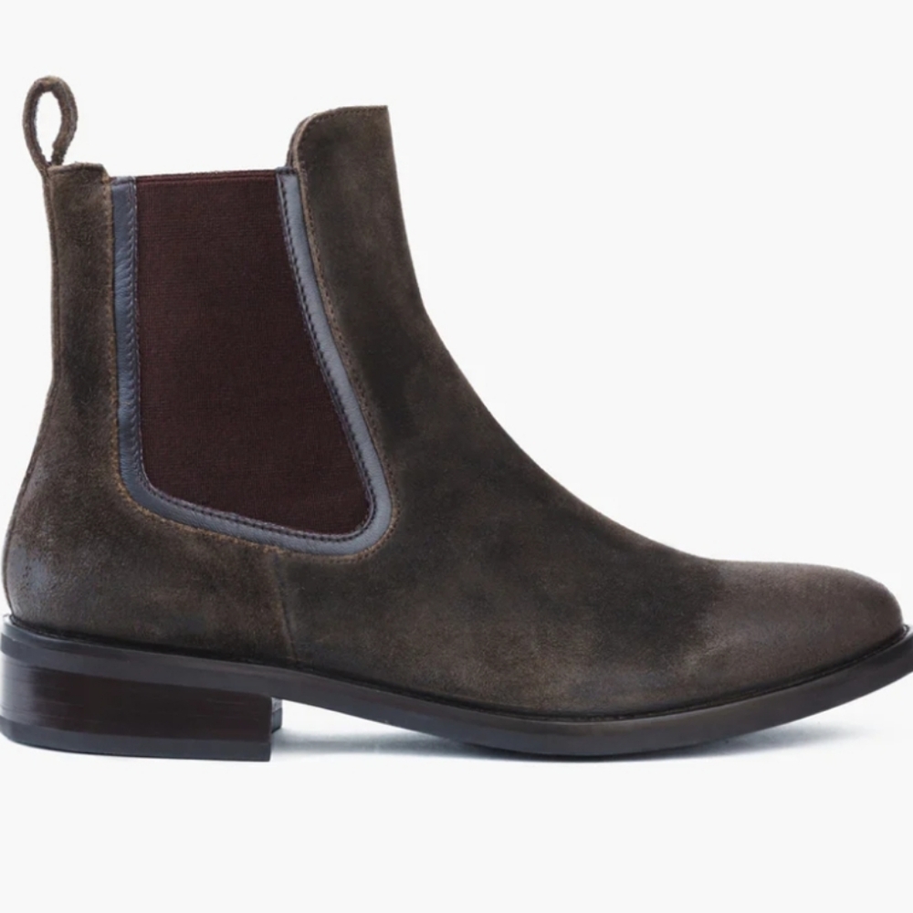 Thursday Boot Company - Duchess in Dark Olive Suede